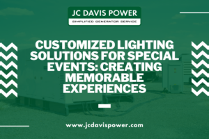 Customized Lighting Solutions for Special Events: Creating Memorable Experiences